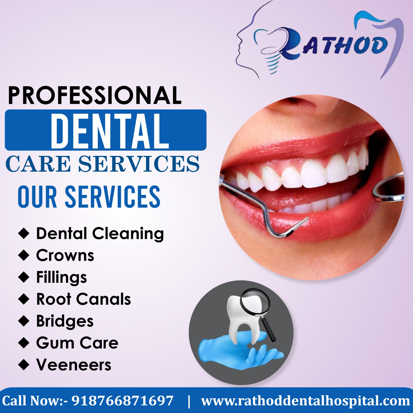 Smile Brighter with Rathod Dental Hospital!